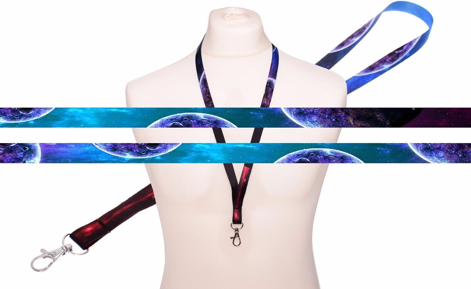 Galaxy luna planeta Cosmos Galáctico cinta de satén cordón ...