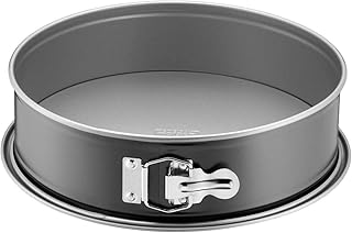 Kaiser Inspiration Springform 28 cm rund, Flachboden, runde Backform, antihaftbeschichtet, auslaufsicher, mit Rezept