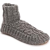 MUK LUKS Men's Cable Boot Slipper