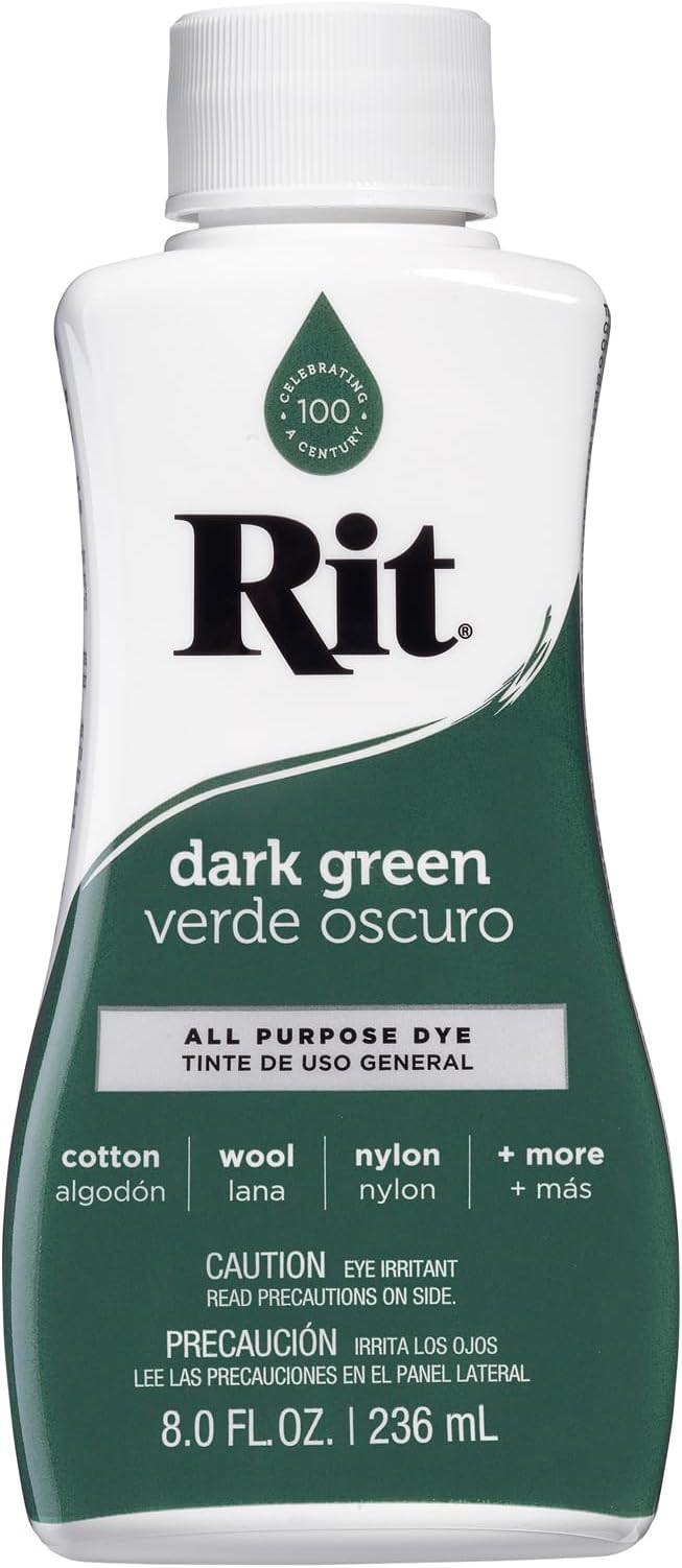 Rit Nakoma Rit Liquid Dye Dark Green 8 oz 8-35 Fabric Dye