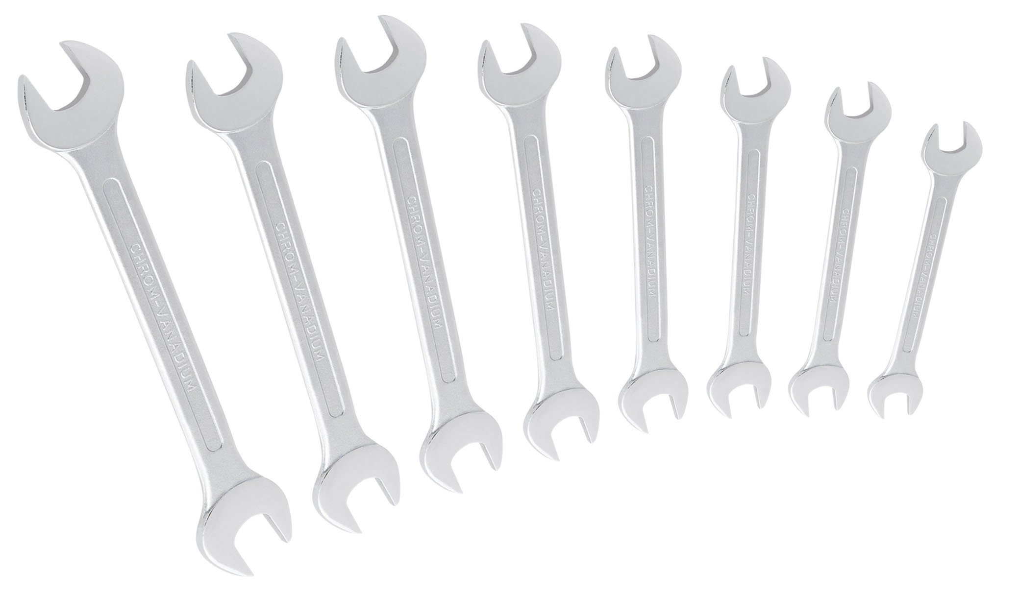satinum 202 – 8 Combination Spanner Set 6 – 22 mm, Set of 8 Pieces