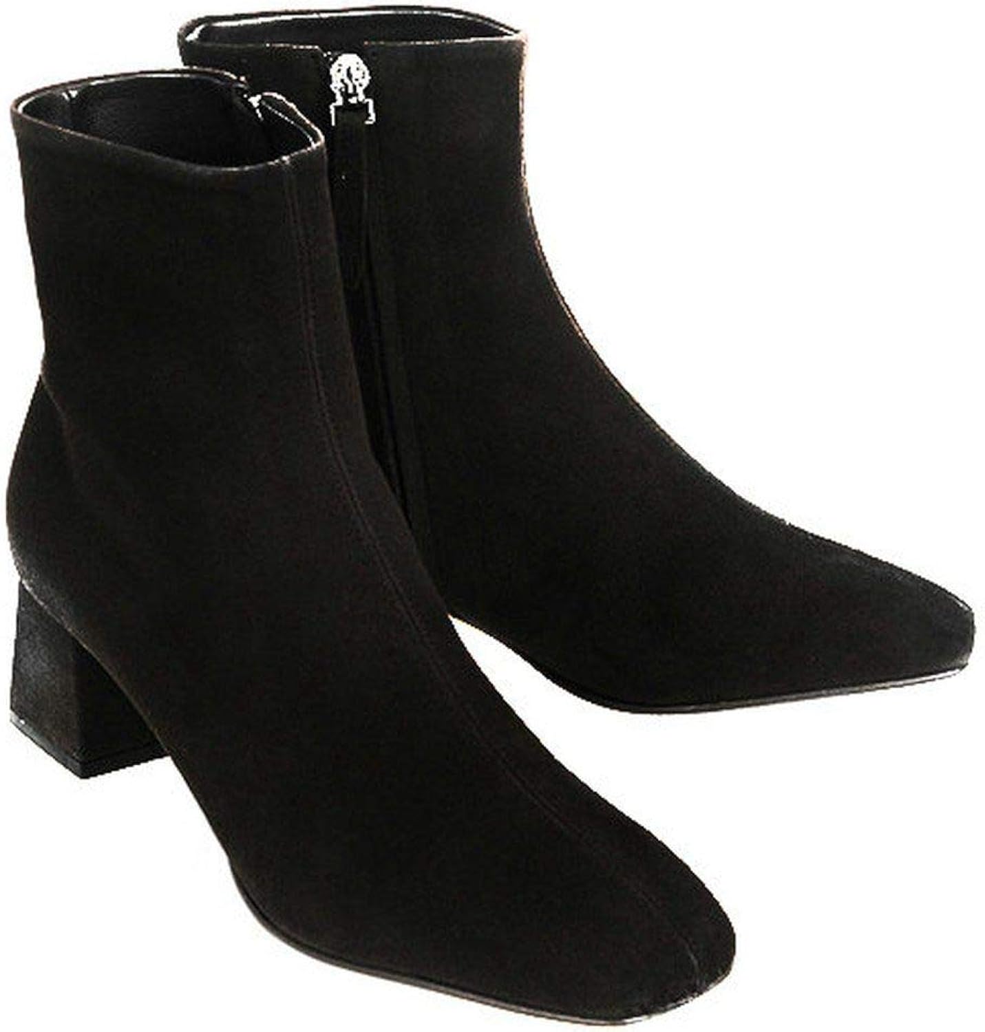 ankle boots square heel
