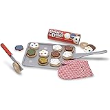 Melissa & Doug Slice and Bake Wooden Cookie Play Food Set