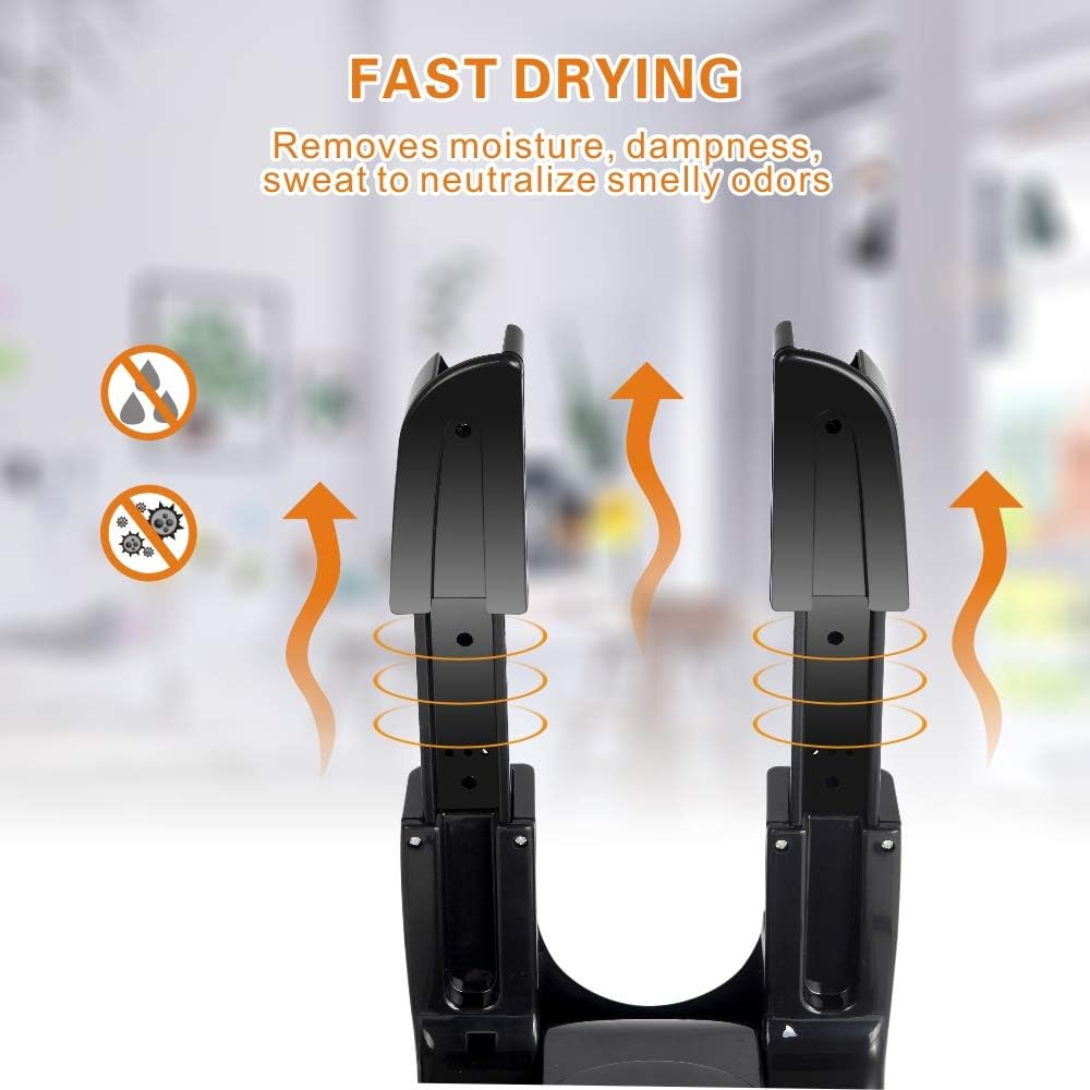 FORWIT Shoe Dryer Boot Dryer, Electric Glove Warmer with Heat Blower, Portable Boot Heater with Adjustable Folding Rack and Timer & Quick Drying (Digital Timer): Shoes