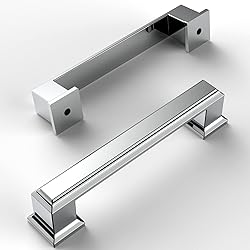 Amerdeco 10 Pack Polished Chrome Cabinet Pulls