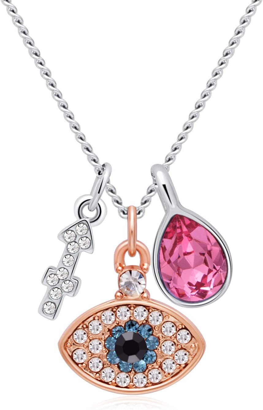 OLYSHE Necklace Zodiac Pendant 12 Constellations for Women's Jewelry,Birthday Girl, Valentine's Day,Anniversary Gift,With Gift Box.