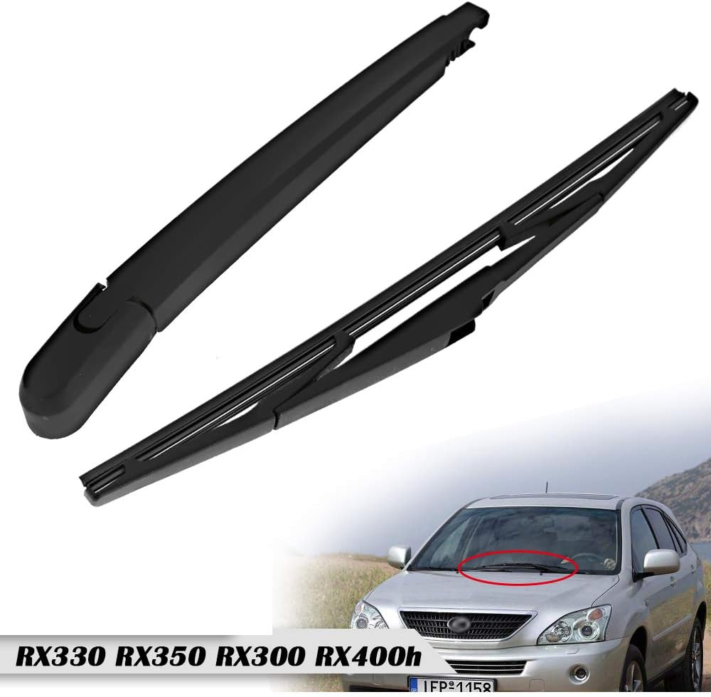 Amazon Com Rear Window Windshield Wiper Arm Blade For Lexus Rx330 Rx350 Rx300 Rx400h 2004 2009 Replace 85241 0e010 Automotive