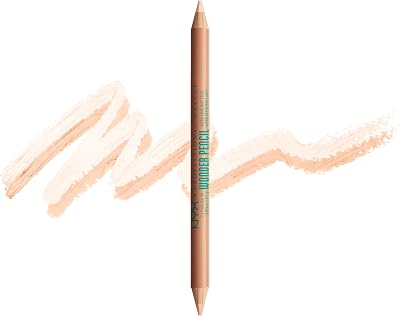 NYX Professional Makeup Wonder Pencil Brow Highlighter Dual Ended Light Matte