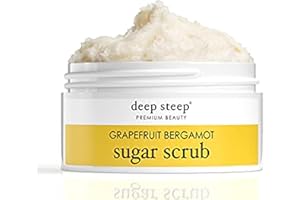 Deep Steep Sugar Scrub, Grapefruit Bergamot, 8 Ounce