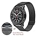 V-MORO Milanese Strap Compatible with Gear S3 Frontier Bands/Galaxy Watch 46mm Band 22mm Black Loop Mesh Stainless Steel Metal Bracelet for Samsung Galaxy Watch 46mm/Gear S3 Smartwatch 5.5