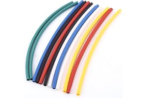 70pcs Heat Shrink Tubing, Retardant Polyolefin Shrinkable Tube with 6 Sizes for Wire Connection, Auto Electricians, Mechanics