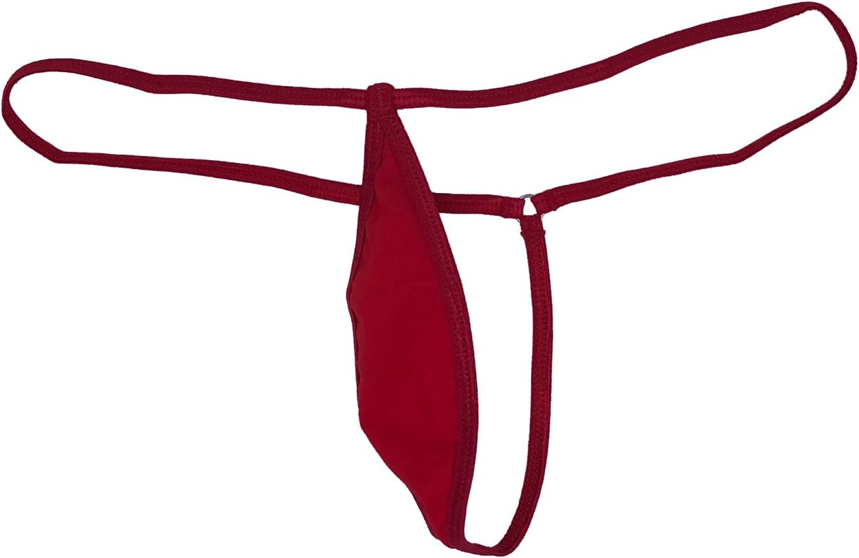 Afom Men's Sexy Hot Pouch G-String T Back Boxer Briefs Cotton Thong Sex Lingerie
