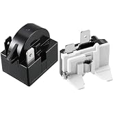QP-02-4.7 PTC Refrigerator Start Relay 2Pin 4.7 Ohm Refrigerator Overload Protector 1/2HP for refrigerators wine cabinets beverage cabinets etc