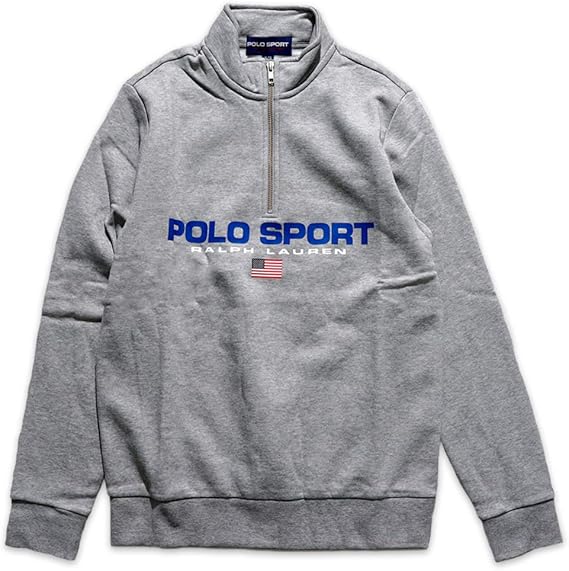Amazon ポロ ラルフローレン Polo Ralph Lauren Polo Sport ボーイズ スウェット ロゴ トレーナー メンズ トップス 長袖 プルオーバー 003 Grey Htr Xl ボーイズ 並行輸入品 トレーナー パーカー 通販