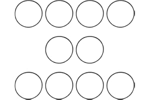 ECSiNG 10pcs Carburetor Float Bowl Gasket Seal O-Ring 43mm ID 46.2mm OD Rubber Lawn Mower Carburetor Gasket Compatible with B