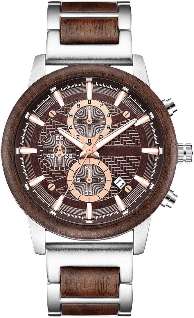 Amazon.com: Mens Wooden Watches Business Casual Wristwatches Stylish