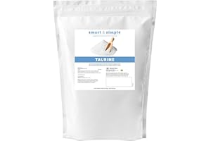 SmartEquine Smart & Simple Taurine Powder | Horse Supplements | 14,200 mg of Taurine for Horses | Supports Muscles External and Internal Structure | Supports a Calm Demeanor | 156 Servings | 5 lb