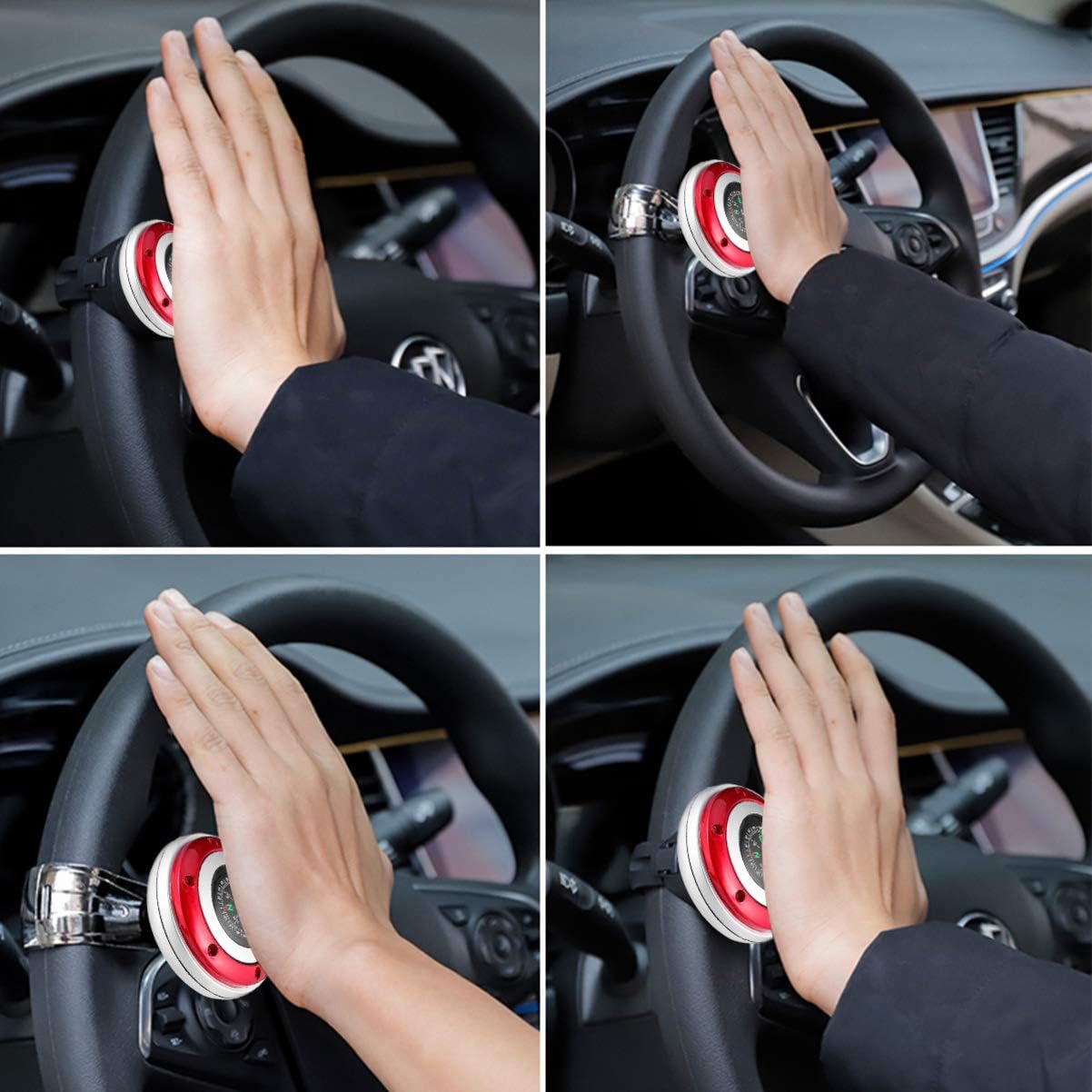IMIKEYA Steering Wheel Spinner Power Handle Spinner Accessory Knob for Cars Trucks Semis Tractors Boats Golf Carts: Automotive