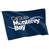 Desert Cactus California State University Monterey Bay CSUMB Flag - 3 x 5 Feet Otters Banner, Indoor/Outdoor Durable Fabric, 100% Polyester Design (Style A)