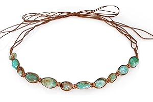 RainFlowwer Hat Band for Womens Cowboy Hat, Hand Made Replaceable Hat Belt for Men Panama Hat Fedora