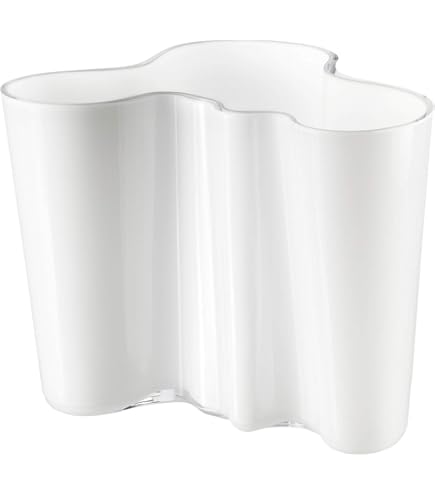 ALVAR AALTO タイル ARABIA ホワイト ALVAR AALTO タイル ARABIA ホワイト Aalto Vase 12cm Opal White
