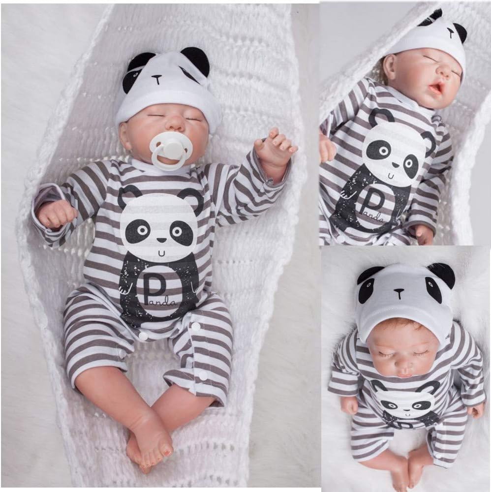 Prezzo AIBAOLIAN Reborn Dolls Boy 20 Pollici 50 cm Morbido Silicone Vinile Realistico Neonato Addormentato Ragazzo Bambino Design Progettato Regalo Personalizzato Offerte