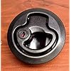 MARINE-BOAT-LOCKING-BLACK-PLASTIC-FLUSH-PULL-SLAM-LATCH-HATCH-LIFT-2-38D