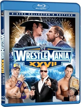 Amazon Com Wwe Wrestlemania Xxvii Two Disc Collector S Edition Blu Ray John Cena Randy Orton The Miz Edge Movies Tv