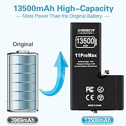XYIRMCYF 9000mAh Super Capacity Battery Compatible