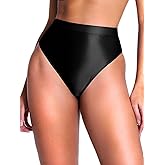 Kaei&Shi High Waisted Rave Bottom,High Cut Brazilian Cheeky Panties,Tummy Control Underwear Festival Shorts