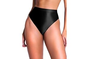 Kaei&Shi High Waisted Rave Bottom,High Cut Brazilian Cheeky Panties,Tummy Control Underwear Festival Shorts