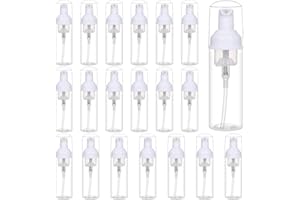 ROMROC 24 PCS Foam Pump Bottle Dispenser Refillable 2oz/60ml Empty Travel Size Foam Bottle for Lash Shampoo Hand Soap Shampoo Lash Cleanser Packaging Liquid Cleaning