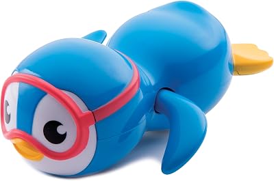 Munchkin Wind Up Swimming Scuba Buddies Penguin Bath Toy