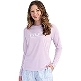 HUK Women's Pursuit Long Sleeve, Performance Shirt + Sun Protection, Orchid Bloom