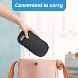 YOUSHARES Insulin Travel Case with 2 Ice Packs Black Compact Portable Insulated view 5