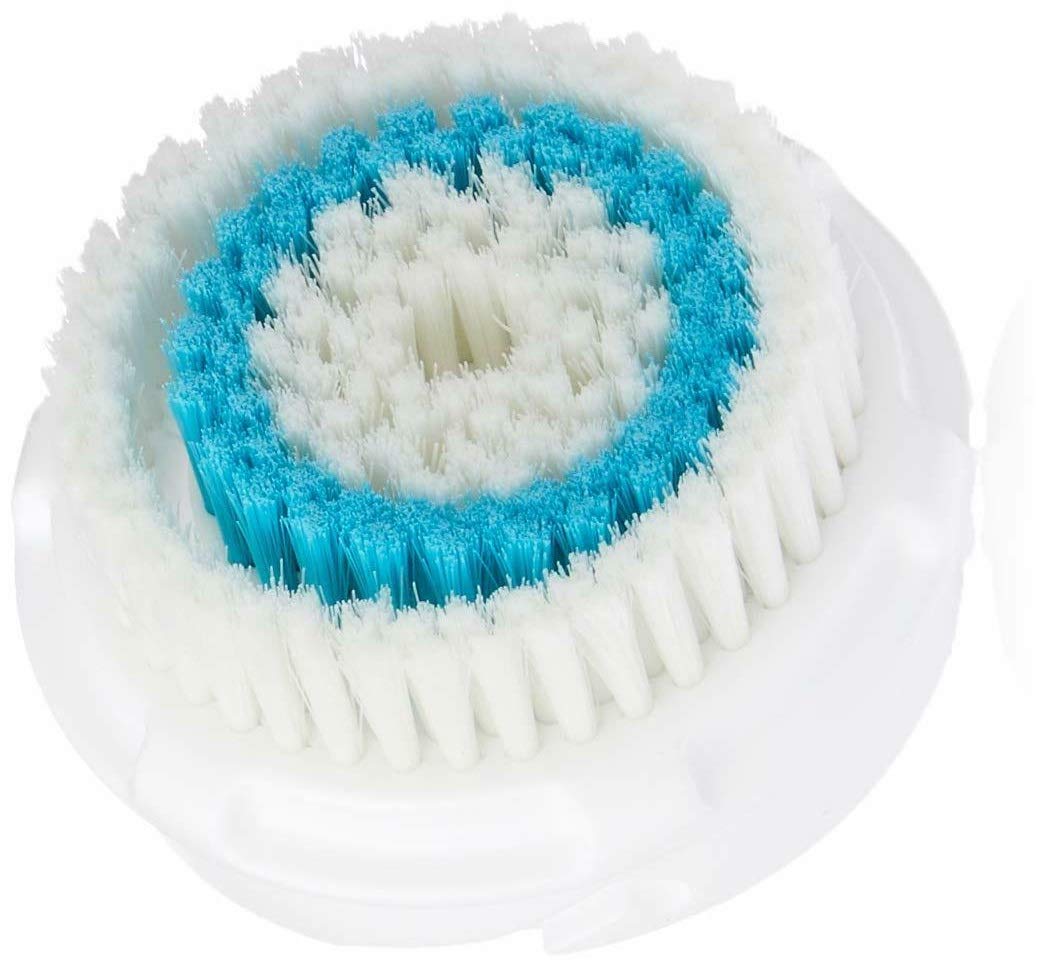 Facial Cleansing Brush Head Replacement, Facial Cleansing Brush Head, Exfoliator Facial Brush Head, For Clogged and Enlarged Pores(4-Pack Blue): Beauty