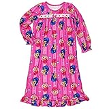Nickelodeon Shimmer and Shine Girls Flannel Granny Gown Nightgown Pajamas (Toddler/Little Kid/Big Kid)