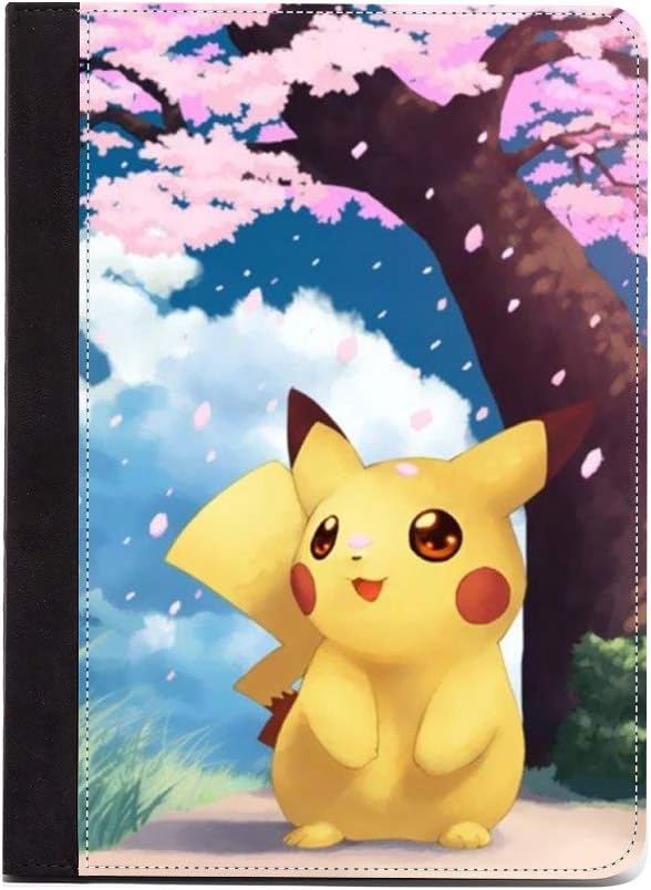 LookSeven Mini 1/2/3/4 Case,Pokemon Go Pattern PU Leather Smart Case with Auto Sleep/Wake Function for Apple Mini 1/2/3/4#5