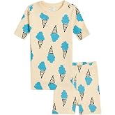 Hanna Andersson HannaJams Print Short John Pajamas Set (Infant/Toddler/Little Kid/Big Kid)