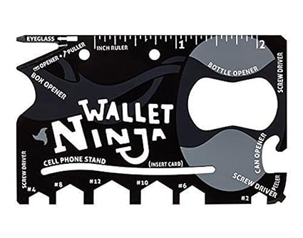 TRUSTCART Wallet Ninja 18 In 1 Multipurpose Tools