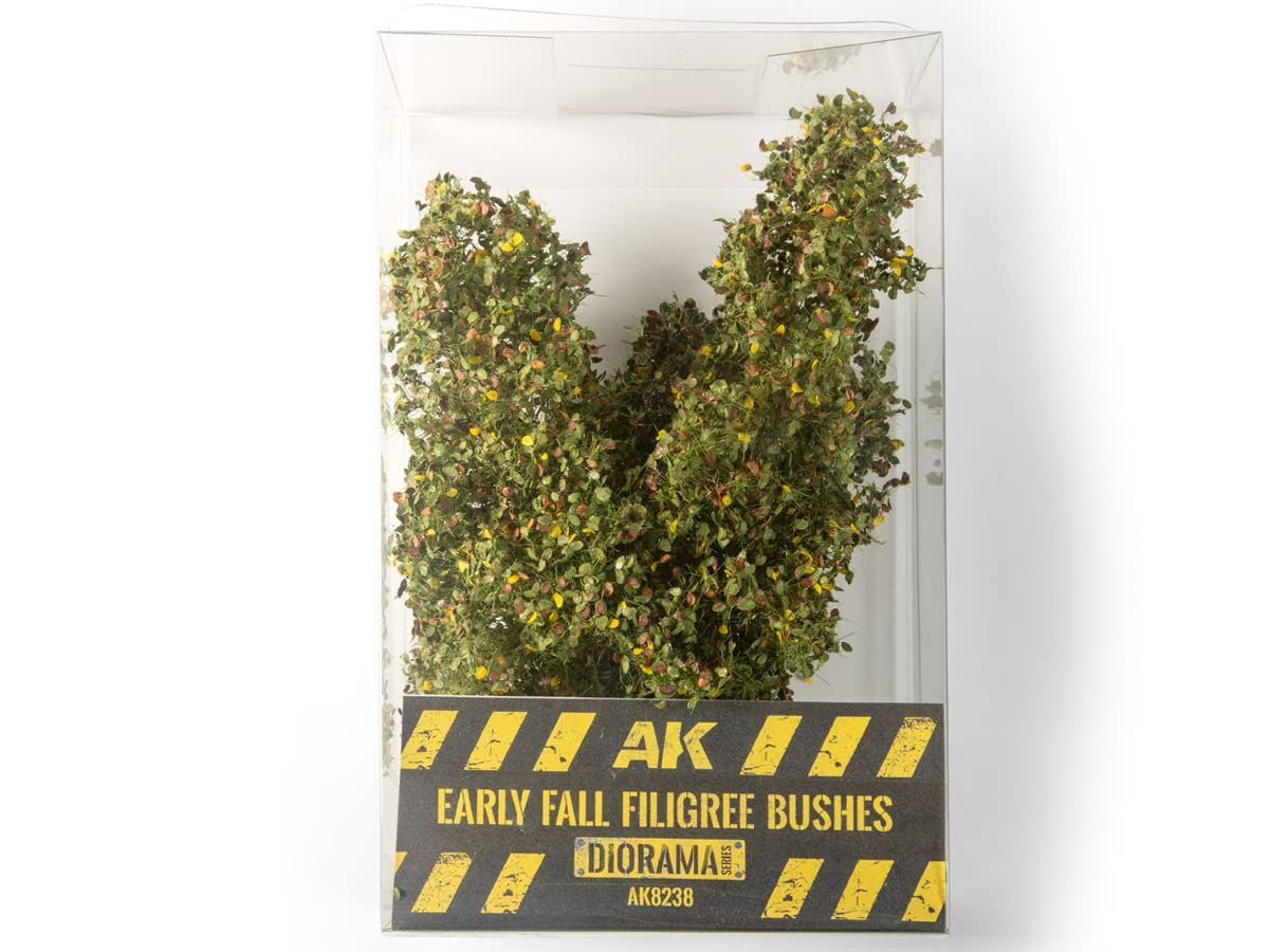 AK Interactive Early Fall Filigree Bushes Diorama Series (AK8238) - Scale 1:48, 1:35, 90mm, 75mm, 54mm