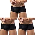 Faringoto Men's Shorts Men Gay Underwear Ice Silk Breathable Slip Boxershorts