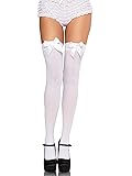 Leg Avenue Womens Satin Bow Accent Thigh