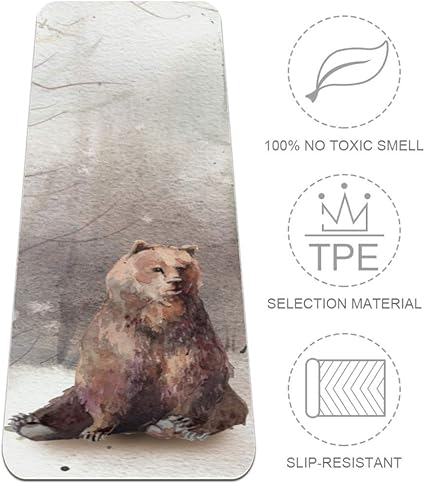 yoga bear mat
