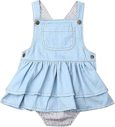 denim romper dress