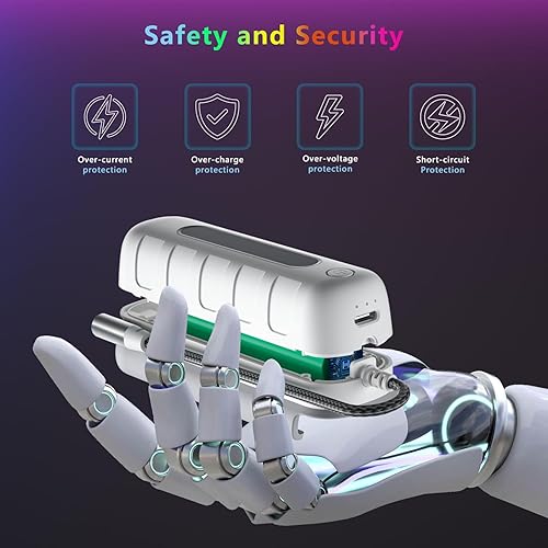 Saqico Battery Pack for Oculus Quest 2, 5000mAh Extended Power