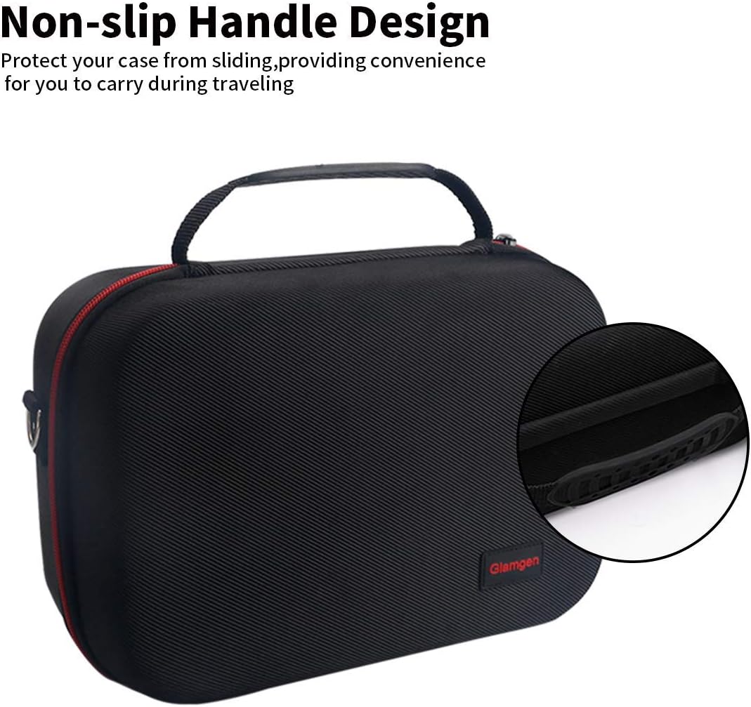 Large Carrying Storage Case for Nintendo Switch,Protective Travel Hard Shell Messenger Bag for Switch Console, Pro Controller, Accessories Switch Dock, AC Adapter with 16 Game Cards and Shoulder Strap: Electronics
