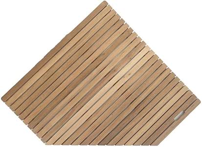 TH26 Bambú Estera del Piso de Ducha de Listones de Protección Ambiental