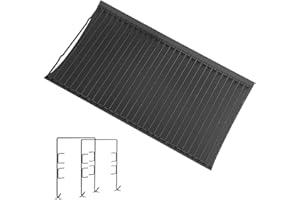 BURLY GRILL 20 Inch Ash Pan Replacement Parts, Ash Pan Part for Char Griller 5050, 5072, 5650, 2123 2223 2823 Charcoal Grill, for Chargriller Model 200157, Heavy Duty Ash Pan Accessories with Two Grate Hangers