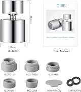 Hangrui Faucet Tap Aerator Dual Function 360° Rotation Water Saving FM22 view 7
